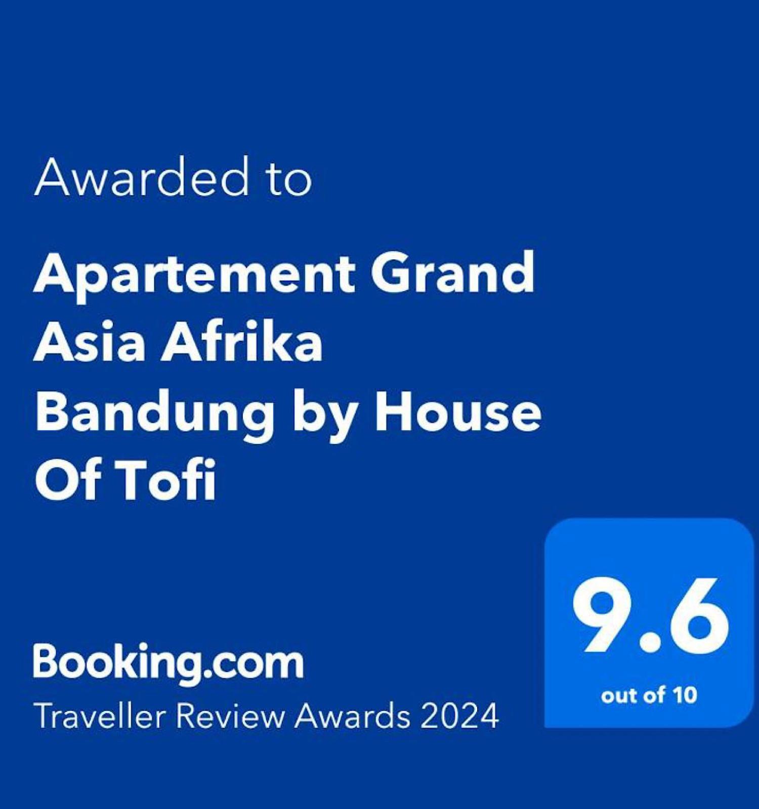 Apartement Grand Asia Afrika Bandung House Of Tofi Zewnętrze zdjęcie